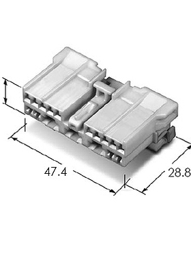 ket连接器护套 / MG610804全新原装优势热卖  旺旺询价
