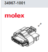 莫仕连接器外壳 34967-1001 优势热卖进口原装连接器 旺旺询价