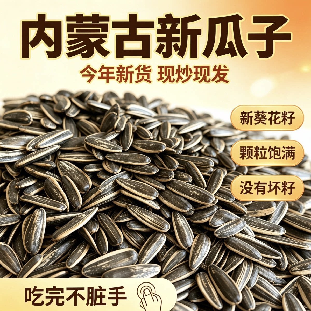 【新货】新日期内蒙古新货生熟非大颗粒葵瓜子新鲜葵花籽原味瓜子