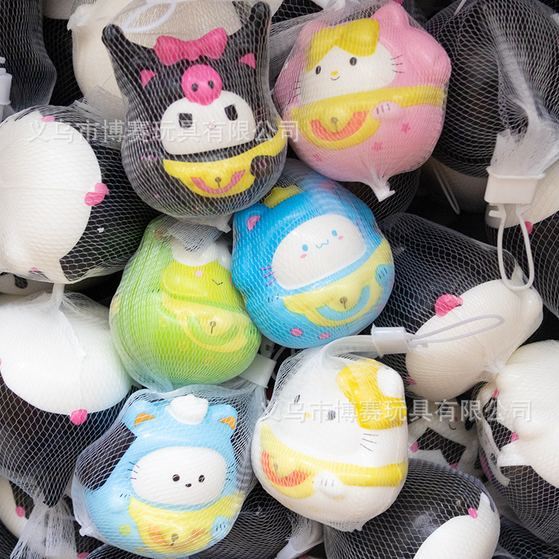 招财三丽鸥捏捏乐慢回弹解压玩具公仔减压礼物摆件网红爆款供