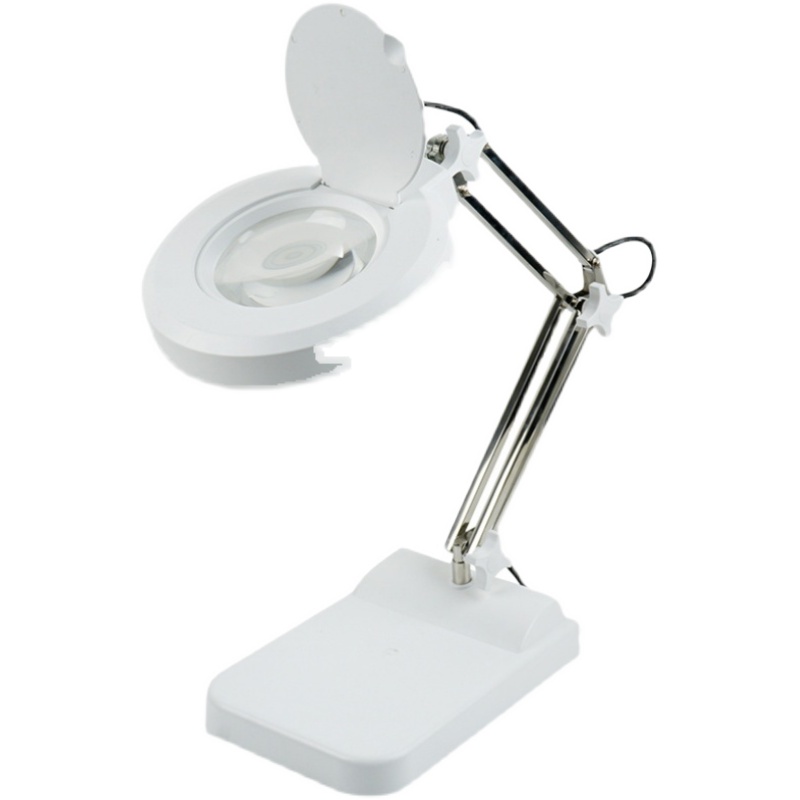 台式放大镜带led灯高清维修手机电子电路板用美容美睫纹绣30倍老