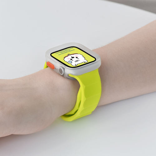 适用iWatch硅胶软壳半包套装表带