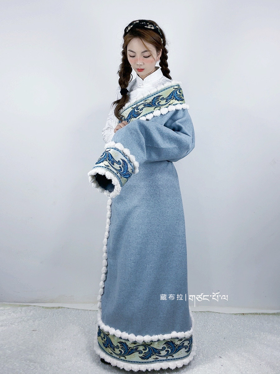 西藏旅拍民族风新款藏袍