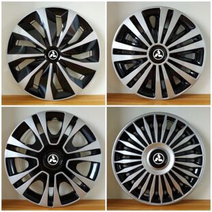 适配雷竞D90鸿日S1御虎四轮电动车14寸轮毂轮胎护罩轮鼓盖轮毂盖