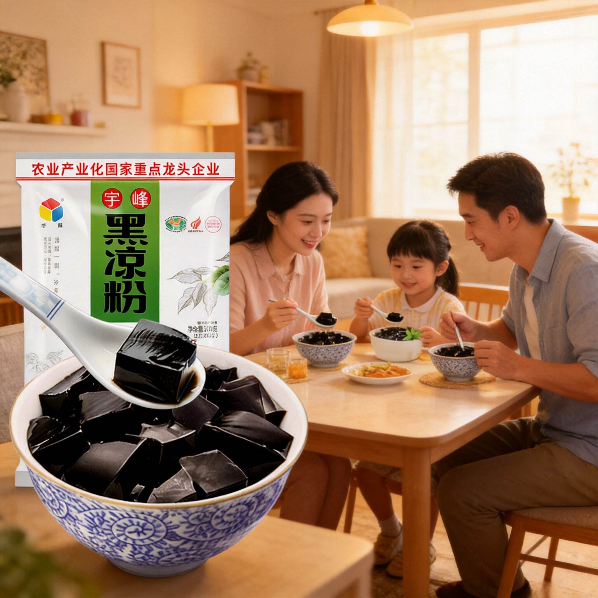 宇峰黑凉粉白凉粉专用奶茶店家用自制冰粉甜品店商用仙草潮汕草粿