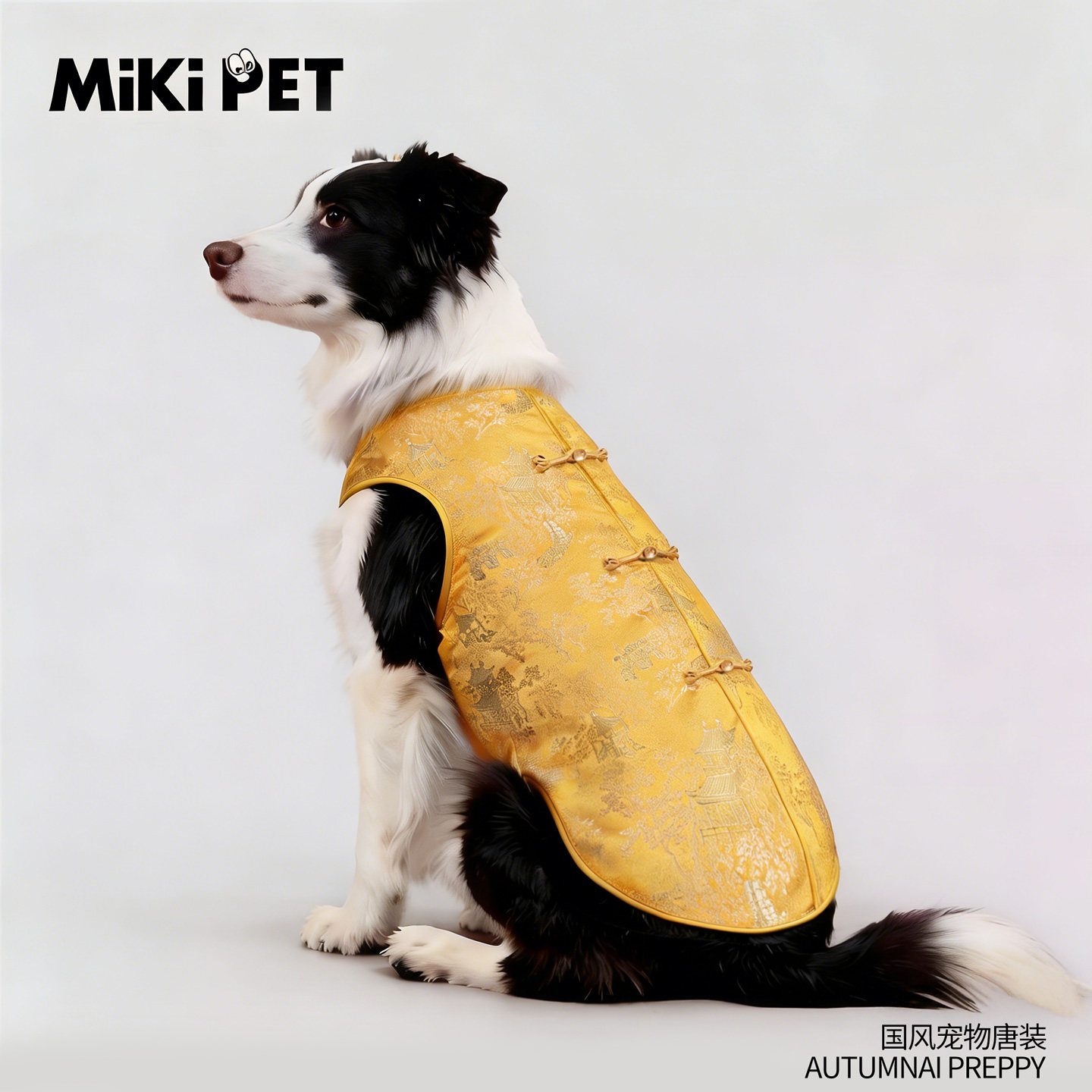 狗狗衣服边牧新年新中式马甲柯基柴犬宠物中型大型犬过年拜年唐装