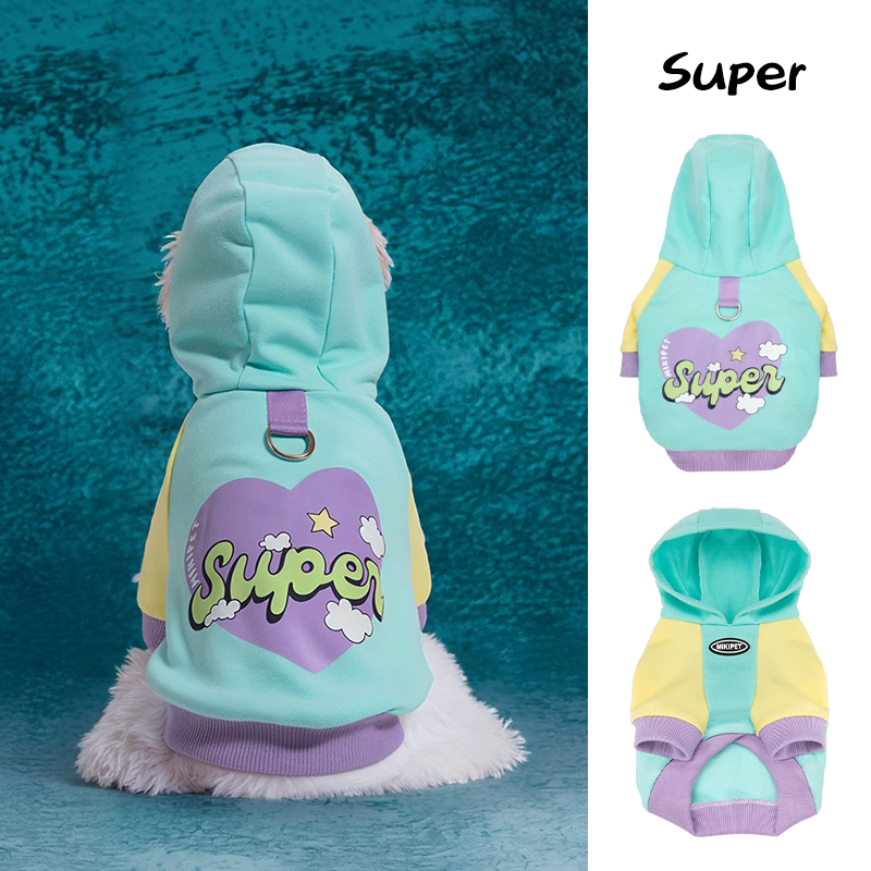 小狗狗衣服秋薄款卫衣比熊泰迪博美马尔济斯雪纳瑞小型犬宠物服装