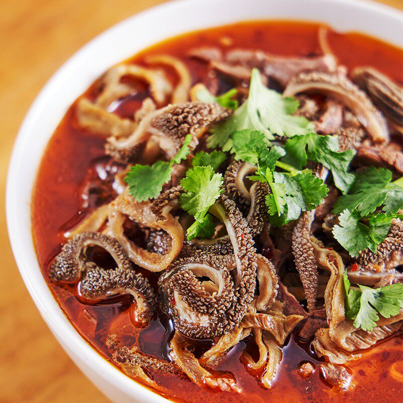 内蒙古特产羊杂碎纯羊肚汤羊杂割袋装原味香辣吃焙子就要配羊杂汤