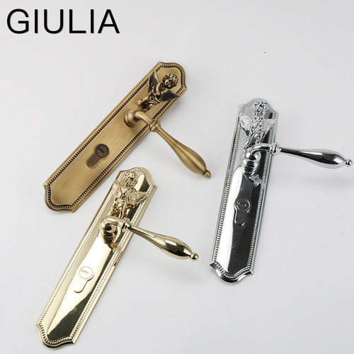 GIULIA丘比特天使复古法式门锁
