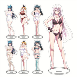魔都精兵的奴隶 泳装亚克力大立牌 和仓优希 羽前京香 亚克力摆件