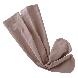 2双 中厚天鹅绒肉色小腿袜女春秋压力瘦腿中筒袜过膝袜大腿长筒袜