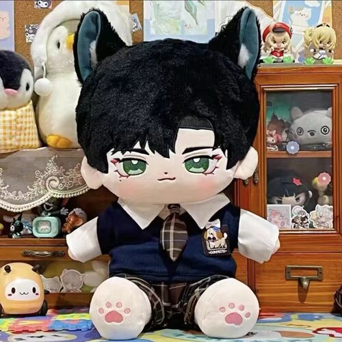 原创正品光与夜之恋40cm萧逸棉花娃娃换装玩偶毛绒公仔礼物超大号
