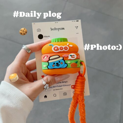 橙汁酷儿适用于苹果Airpods4代