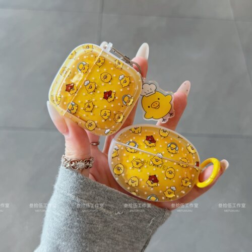 可爱小鸡华为clip夹耳防摔耳机壳