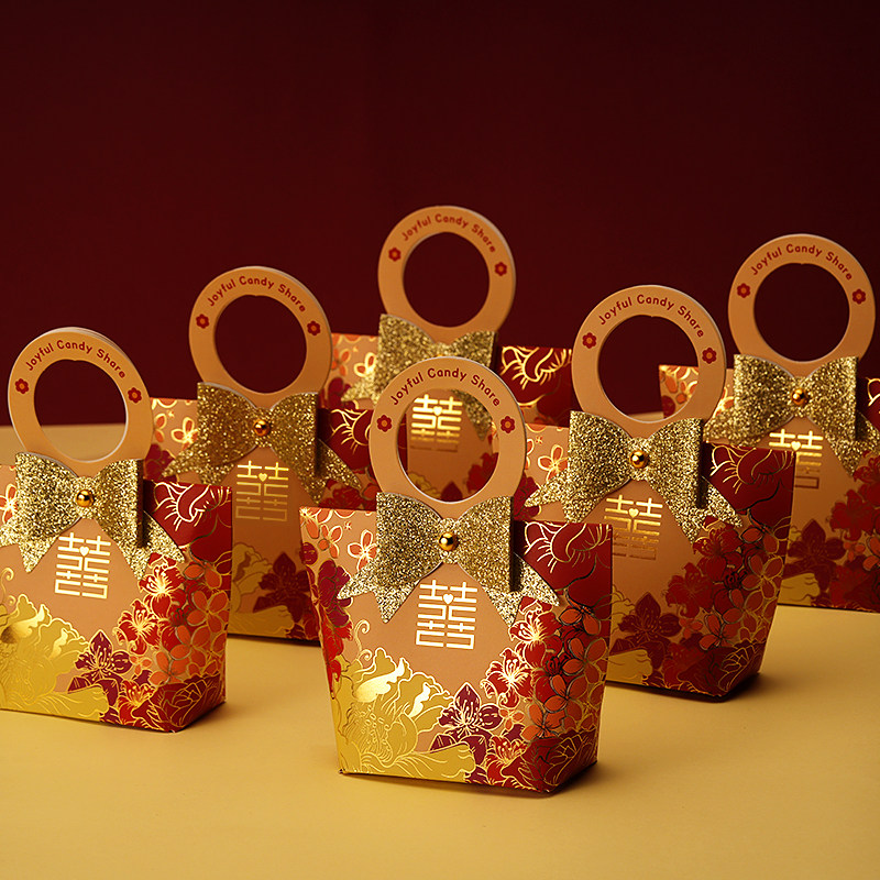 2025新款结婚喜糖盒子手提糖果包装盒婚礼伴手回礼喜糖袋ins森系,节庆用品/礼品,糖盒/糖盒配件,淘宝优惠券,粉丝福利购,淘宝优惠卷