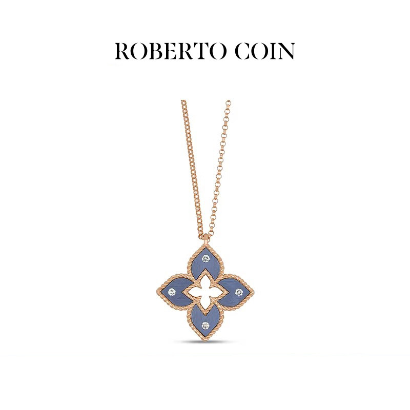 ROBERTO COIN/珂瑛VENETIAN PRINCESS 18K金钻石项链