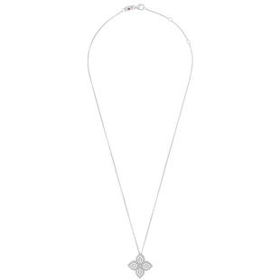 【节日礼物】ROBERTO COIN/珂瑛 PRINCESS FLOWER大号钻石项链