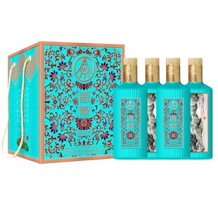 五粮仙林生态生产国鼎绿豆酒450ml*4瓶52度礼盒装高度送礼自饮酒