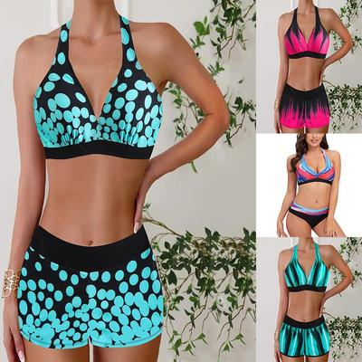 Womens two-piece swimsuit plus size bikini swimsuit