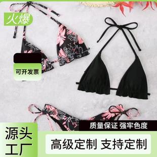 Bikini Swimsuit Floral Womens Set Holiday