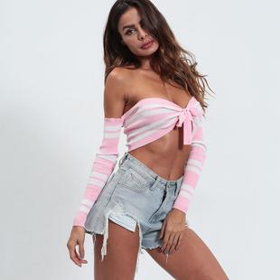 sets lady summer outfit skirts waist high bandage long