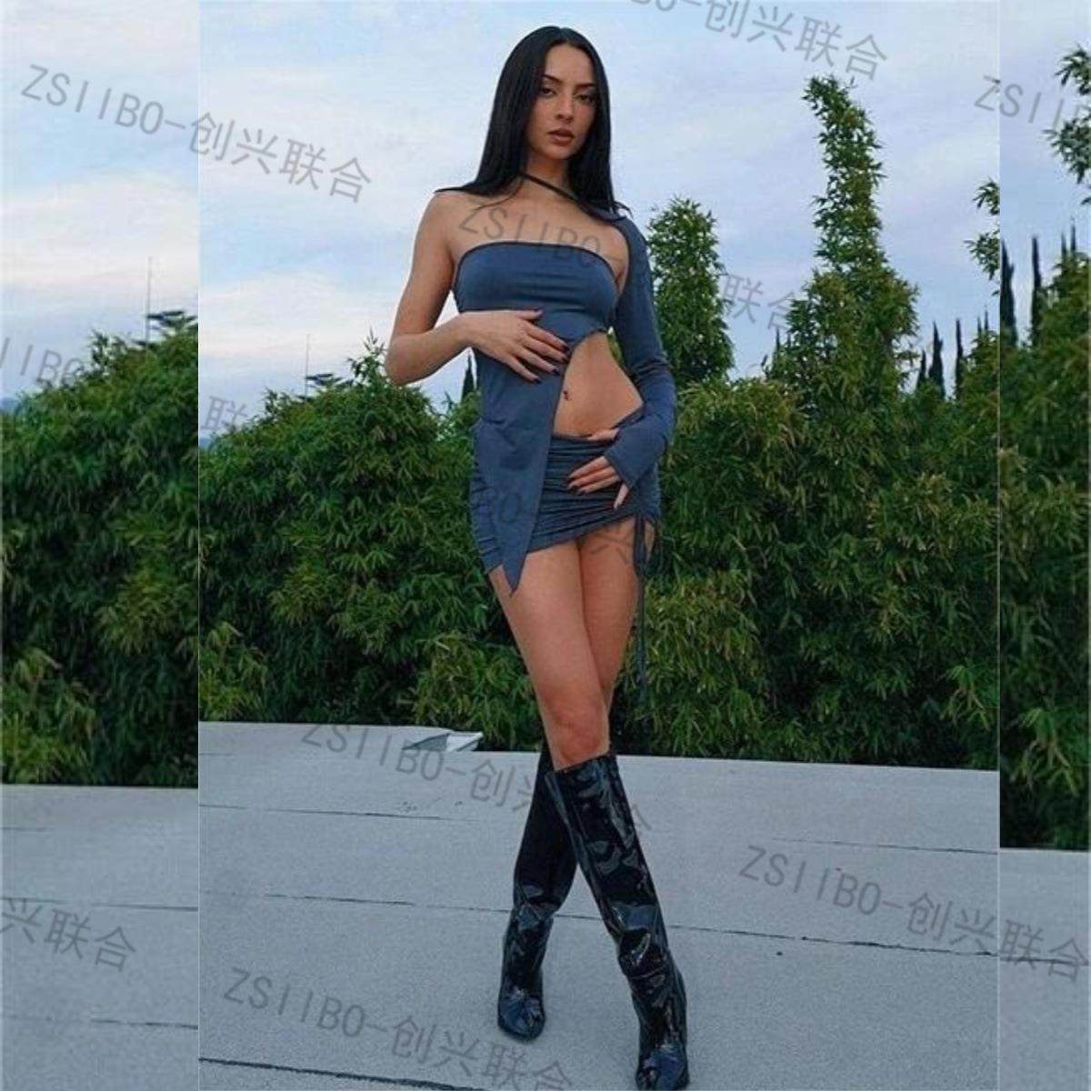 women bolero strapless tube long open front shrug crop