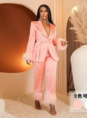 dresses daily loose fashion blazer lapel peaked elegant