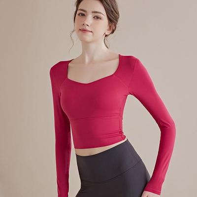 pads yoga Pilates clothes chest clothes fitness T-shirts