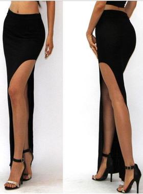 long summer high skirt skirt casual color hip package comfy