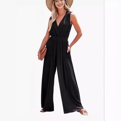 Jumpsuit Formal Jumpsuit Collar Women Elegant Sleeveless