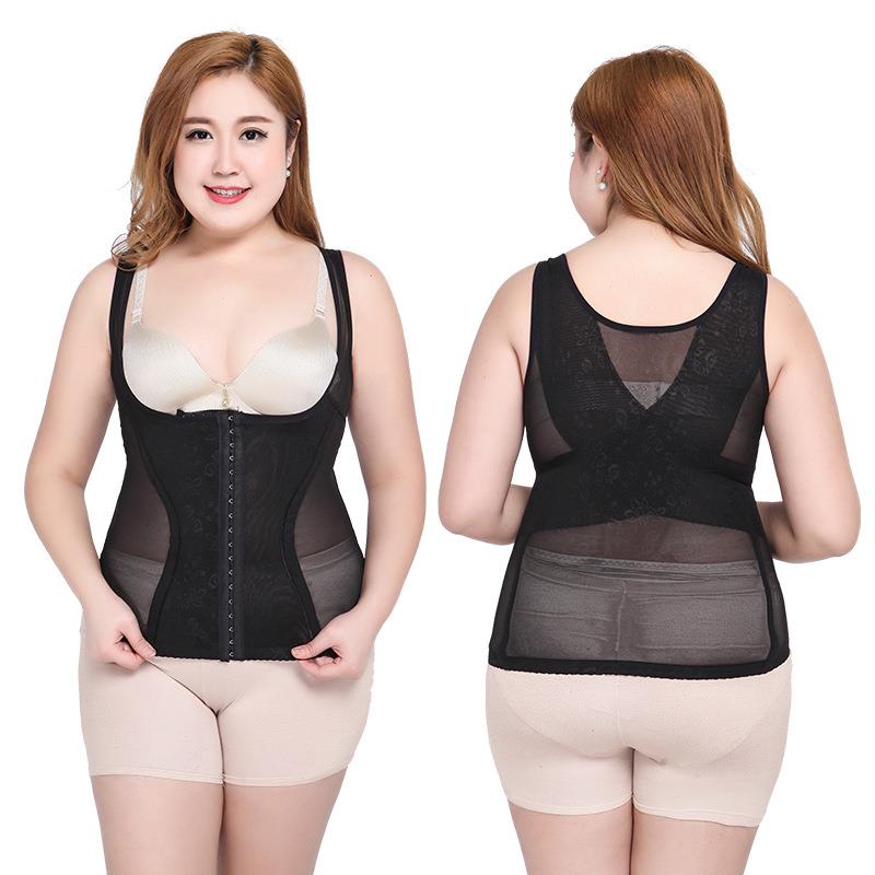 women strong corset size shaping buttoned shoulder