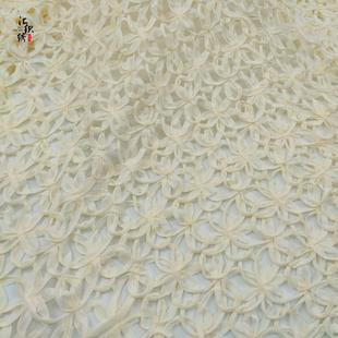 bag dress fabric hollow chiffon three-dimensional