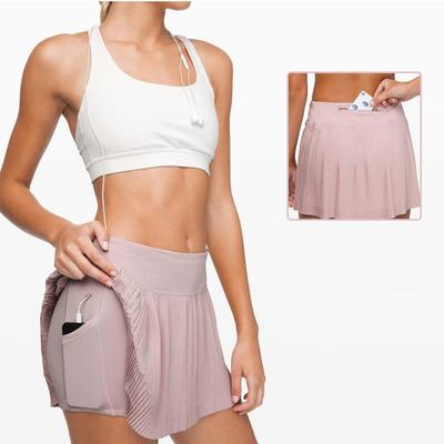Tennis skirt pleated running skirt anti-exposure yoga