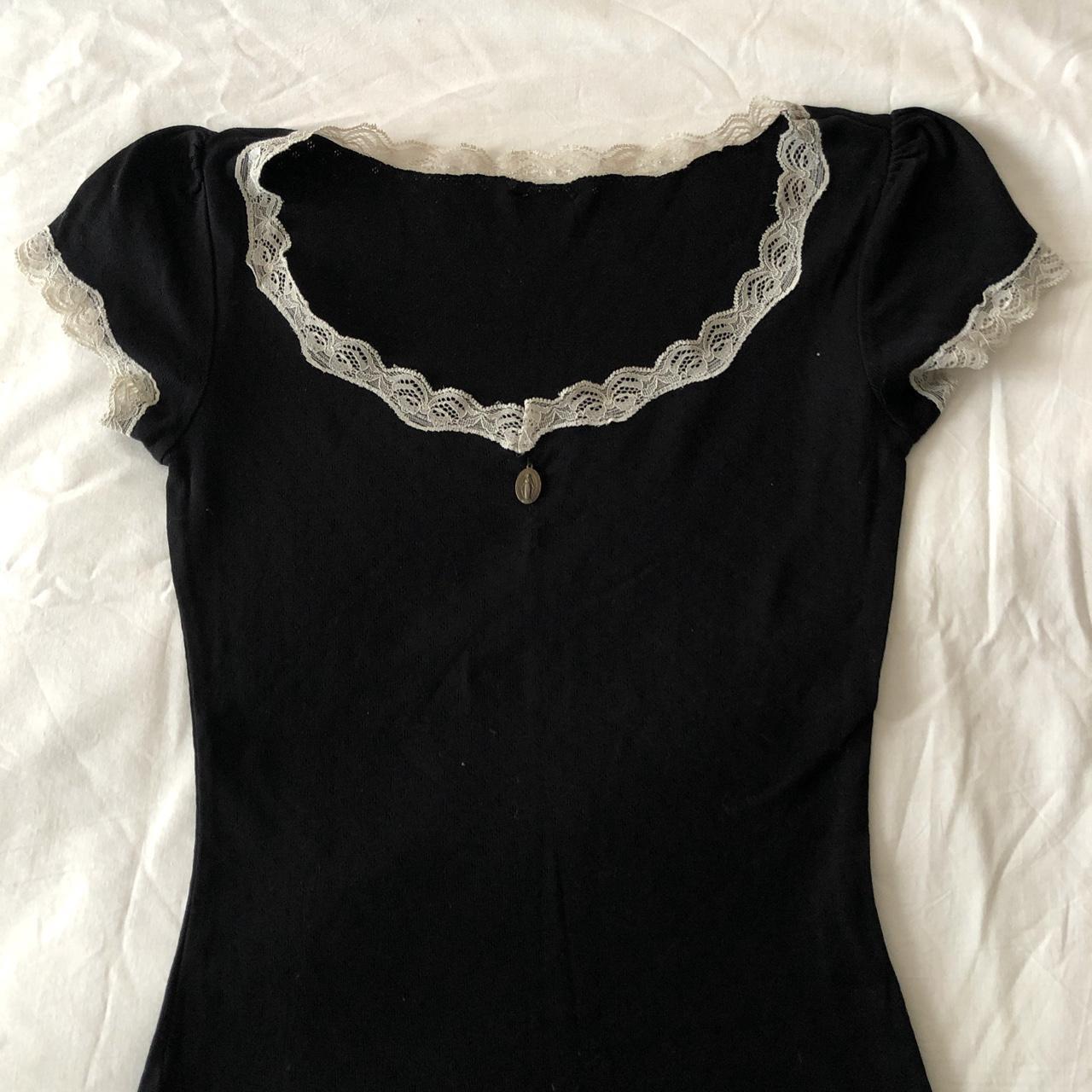 sweet round summer -shirt color daily fit elegant trim