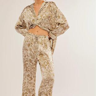 Clothing Womens Set Pants Shirt Sleeve Long Clothes Home