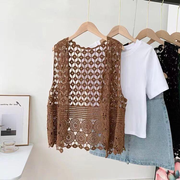 vest a women pure cardigan style fashion for cotton loose