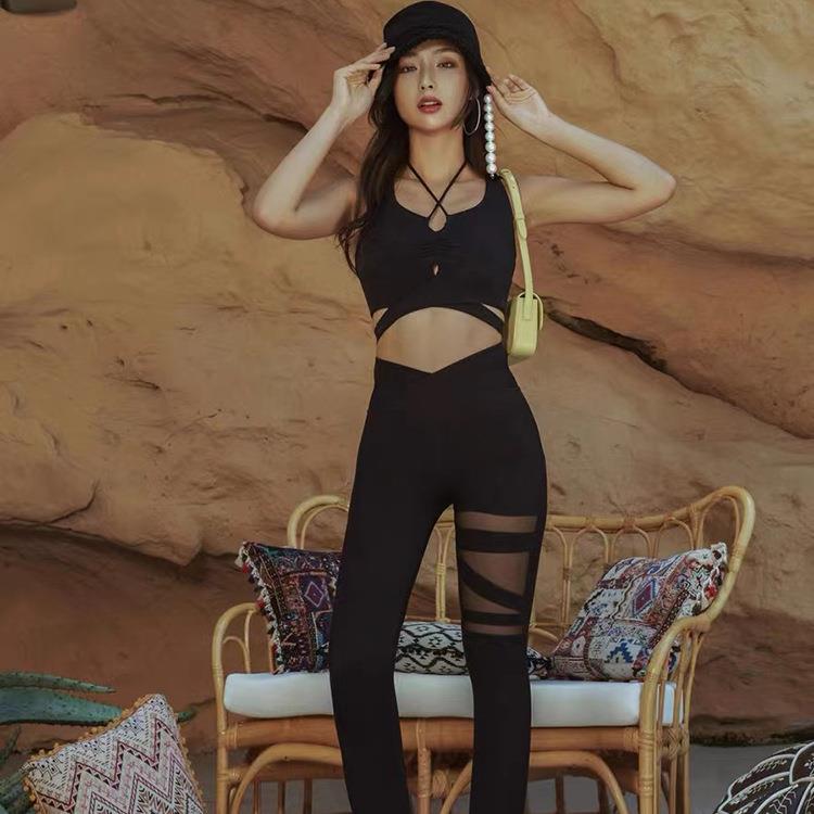 bra chest straps Yoga fitness bra pad nude clothes simple