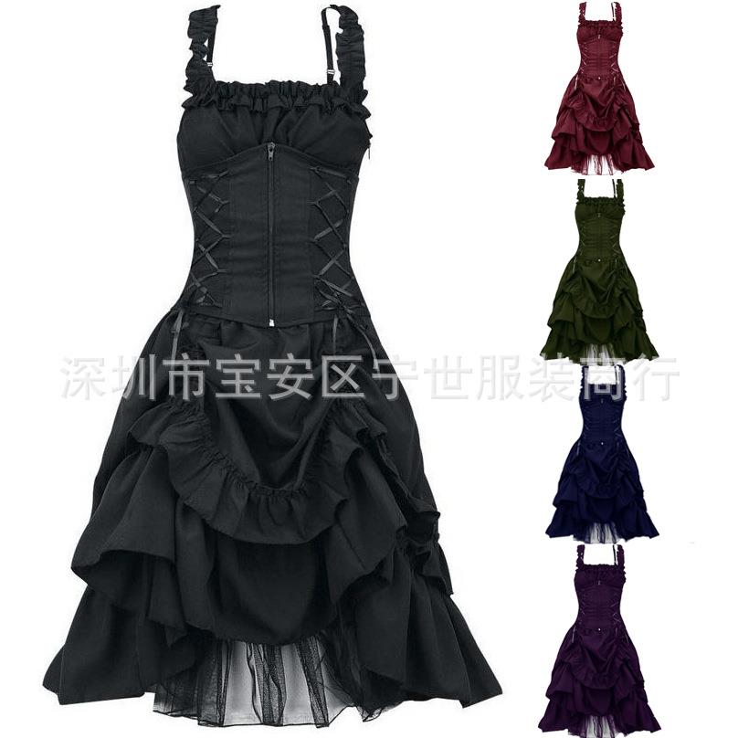 dress dress lace Gothic gown irregular waist ball Lolita