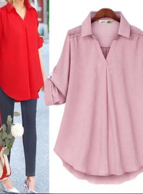 women for top versatile long-sleeved fashionable mid-length