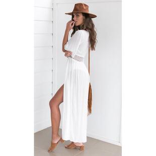 cape Womens long lace cardigan stitching