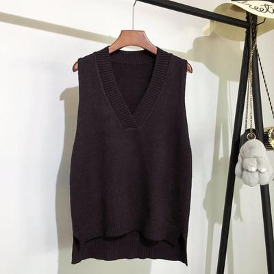 autumn winter loose sweater vest women vintage vest womens