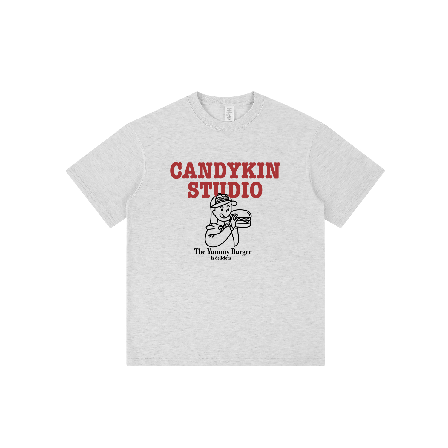 简约日系风短袖T恤时尚印花情侣装圆领宽松休闲上衣百搭潮流