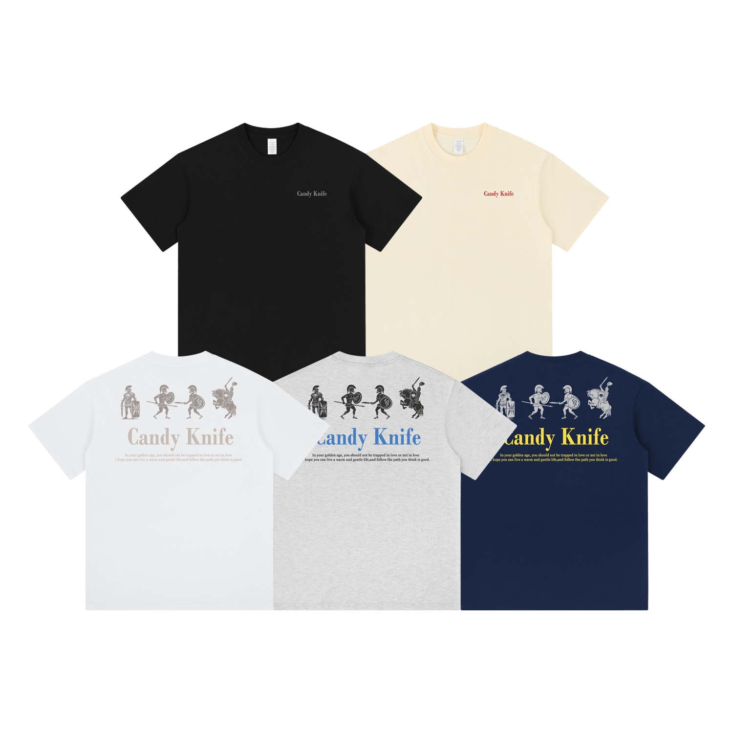 斯巴达美式高街潮牌印花圆领休闲纯棉男女短袖T恤夏季上衣tee