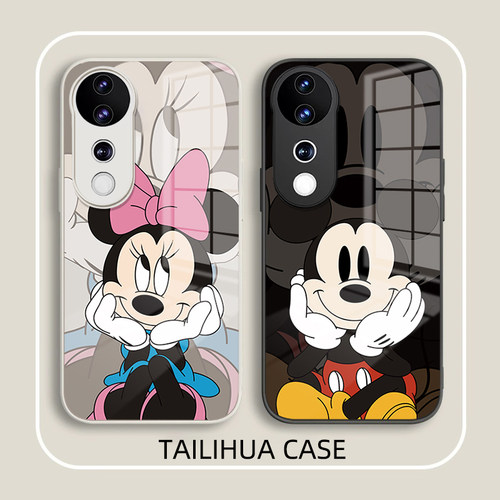 液态玻璃vivo手机壳卡通