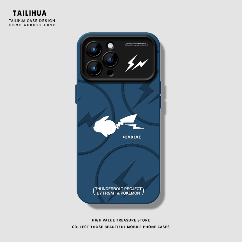 适用苹果大视窗卡通创意手机壳