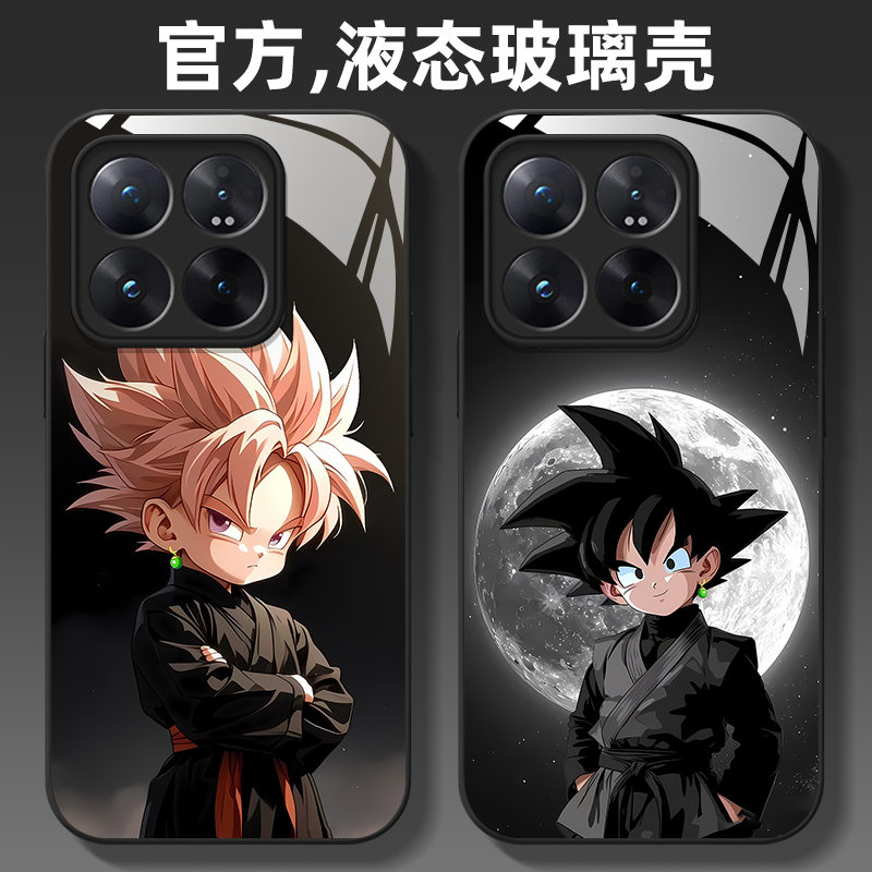 液态玻璃适用小米手机壳卡通