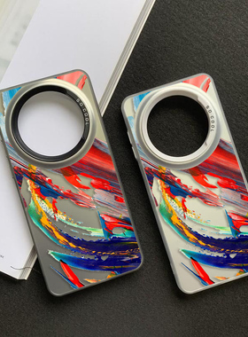 油画泼墨适用华为mate70pro手机壳50保护套40彩银30硅胶p60超薄e全包40防摔nova11男9女art新款pro+创意个性