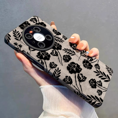 华为翻毛皮创意手机壳