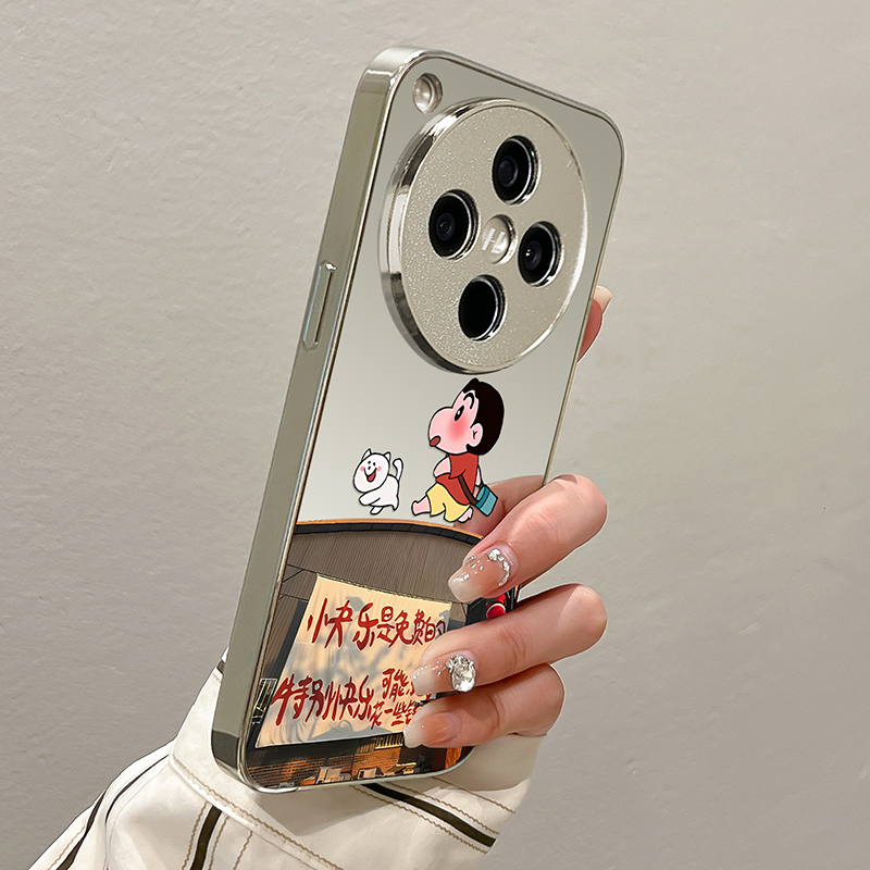 镜头全包电镀oppo手机壳超薄防摔