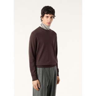 LP老钱风国王的礼物羊毛圆领长袖商务休闲百搭上衣2026早春新男装